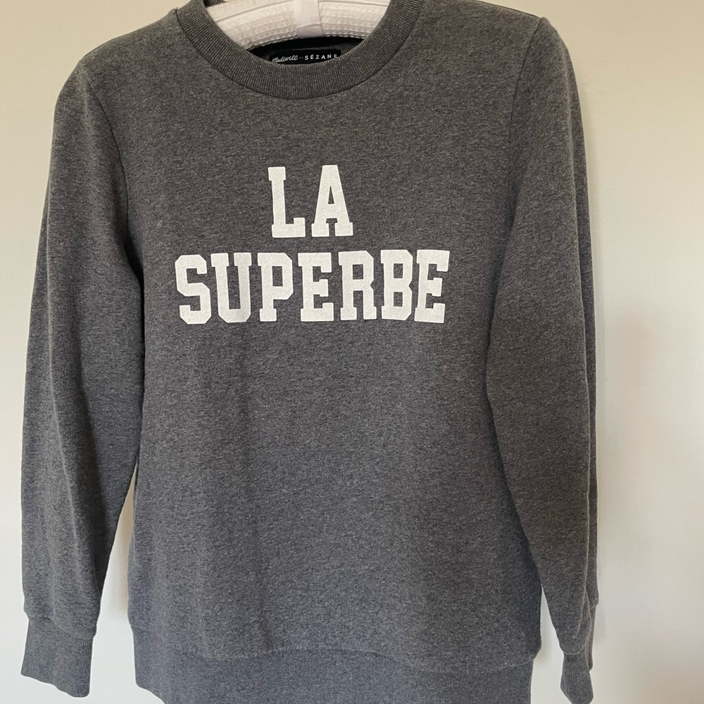 NWOT Madewell et Sezane “LA SUPERBE” sweatshirt